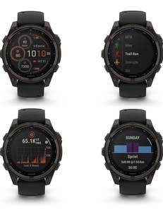 Nuevo Reloj Inteligente Original Fenix 8 Sapphire de 47 mm con Pantalla AMOLED, Correa de Silicona Gris Carbón, GPS, Sellado de Fábrica con Garantía, Origen Estadounidense - Product Image 3