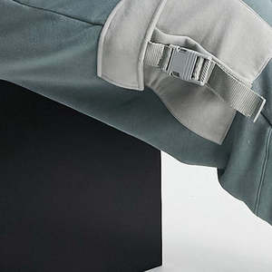 Vente en gros Survêtement pull lourd Tenue de jogging sérigraphiée personnalisée avec poches cargo - Product Image 4