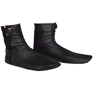 Responsible Price Anti-Bacterial High Quality Leather <b>Socks</b> Khuff for Muslim Prayers <b>Black</b> Custom Logo Sizes Unisex - Product Image 5