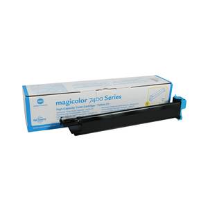 Cartouche de toner jaune Konica Minolta 7400 MagiColor, origine Japon, poudre compatible pour Bizhub - Product Image 1