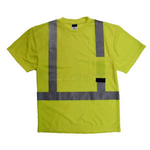 เสื้อยืดทำงานแบบสะท้อนแสงกันน้ำ ANSI Class 3 EN ISO 20471 สวยงาม ปลอดภัย คุณภาพสูง ปี 2025 - Product Image 1