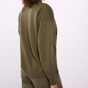 Sudadera Unisex con Cuello Redondo, Estilo Desgastado, Lavado Ácido, Decolorado por el Sol, para Ropa Urbana, Sudadera de Felpa Francesa para Hombre - Product Image 6