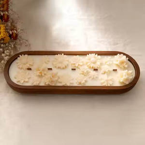 New Design Oval Wooden <b>Dough</b> <b>Bowl</b> for Candle Making Hand Carved Wooden <b>Dough</b> <b>Bowl</b> Bulk OEM Christmas Gift from Vietnam Wholesale - Product Image 2