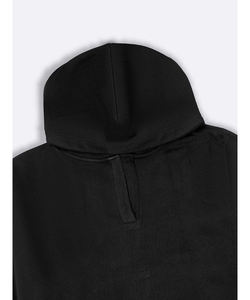 Sweat à capuche ample en molleton mélangé de coton avec logo sur le devant pour femme, prêt pour l'hiver, idéal pour le sport et la vente en gros - Product Image 6