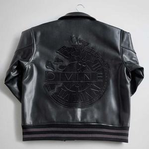 Parches de chenilla personalizados de la mejor calidad, chaqueta universitaria Letterman impermeable de cuero genuino bordado para hombres, estilo de calle - Product Image 3