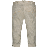OEM 2025 – Meilleur Prix – Short Lederhosen Bavarois pour Homme – Cuir Premium Brodé Uni – Style Urbain – Vente en Gros à Bas Prix