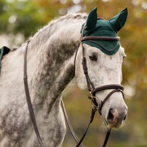 Bonnet d'oreille de cheval en crochet élégant Premium Pakistan Made Lightweight Breathable Washable Fly Veil for Riding Ear Bonnet - Product Image 5