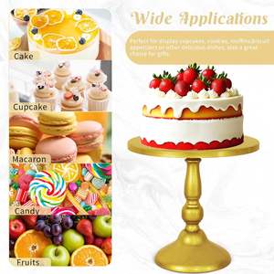 Elegante Soporte de Metal para Tartas y Postres para Fiestas Juveniles, Presentación de Tartas Moderna y Ecológica - Product Image 4