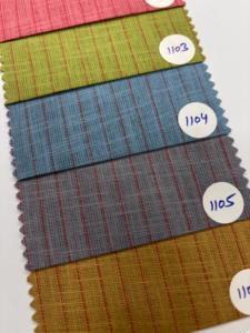 Tissu rayé élégant en coton et lin idéal pour les hommes et les femmes, vêtements décontractés et formels, tissu à rayures en coton et lin à la mode - Product Image 4