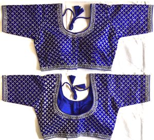 เสื้อสตรีคอกลมทันสมัยดีไซน์ผ้าทอปักเลื่อมลายดอกไม้สำหรับงานแต่งงาน - Product Image 2