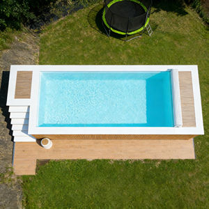 Piscine de luxe en fibre de verre sur mesure, petite, en mosaïque, pour spa, plongée, jardin extérieur, piscine au sol pour enfants, couleur personnalisée, triennium - Product Image 3