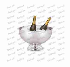 Maxfresh Punch Large Bowl Metal <b>Ice</b> Bowl for Wine Cooler Stainless Steel Champagne <b>Ice</b> Bowl for Celebration - Product Image 3