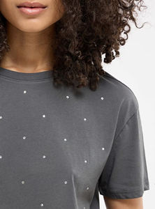 Women Summer Rhinestone T Shirts Lightweight Quick Dry Tops Women Custom Rhinestone Transfer Custom Design T-Shirt Ladies - Product Image 5