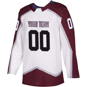 Maillot de hockey sur glace unisexe haute performance avec logo personnalisé Production rapide et expédition express disponible - Product Image 1