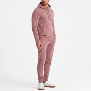 Chándal de invierno de diseño personalizado para hombre, traje de Jogger de patrón sólido, ropa de entrenamiento deportivo transpirable ecológica, deportes impresos - Product Image 6