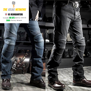 Jeans de moto classiques pour hommes Vêtements de sport de qualité supérieure pour la moto Équipement de protection pour le tourisme et les excursions - Product Image 1