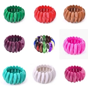 Bracelets en résine de qualité supérieure - Design artisanal écologique avec motif de modèle, élégant et léger pour la mode tendance - Product Image 2