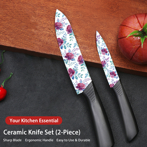 Cuchillo de Chef de Cerámica en Oferta para Uso Doméstico, Precio de Fábrica de Alta Calidad, Hecho a Mano, Comercial, Ambidiestro, Mango de Plástico, Duradero - Product Image 3