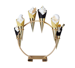 Support de crème glacée en laiton pour forme ronde et articles de fête d'anniversaire produit Offre Spéciale échantillon gratuit - Product Image 1