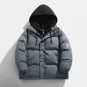 Veste en duvet d'hiver vierge à imprimé intégral pour hommes Veste à col montant avec logo personnalisé Nord Veste bulle personnalisée pour unisexe - Product Image 1