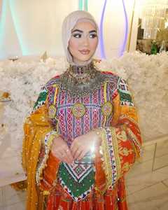 2025 nouveauté afghane pakistanaise fête de mariage porter des robes pour les femmes lourd brodé bohème Vintage robes disponibles - Product Image 2