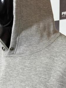 High Quality Customized ODM OEM <b>Men's</b> <b>Grey</b> Cotton Fleece Pullover <b>Hoodie</b> Casual Winter Wear With Custom Logo Printing - Product Image 5