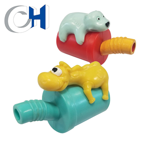 Popular juguete de huevo sorpresa de silbato de plástico de colores - Product Image 3