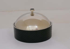 Cazuela de acero inoxidable de alta calidad con acabado de plata negra Estuche caliente de hierro personalizado para servir platos Alimentos seguros para uso doméstico - Product Image 4