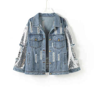 Premium quality best <b>fabric</b> Women Denim Jacket fully customized breathable latest design Denim Jacket with in reasonable price - Product Image 1