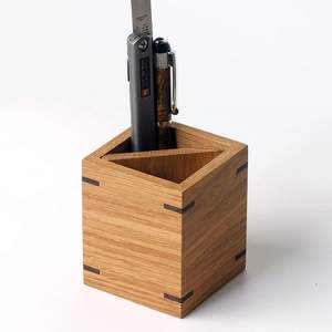 Le plus demandé Organisateurs de bureau de qualité à l'exportation Porte-stylo en bois avec taille et design personnalisés pour la papeterie de bureau - Product Image 5