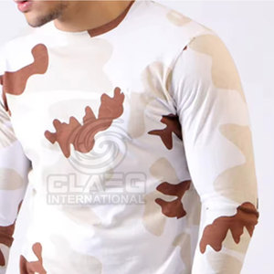 Camisas de manga completa con estampado ligero de Color sólido para hombre, camisas de manga completa para hombre para uso en exteriores - Product Image 5