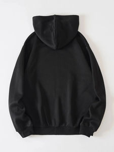 Venta al por mayor nueva Sudadera con capucha térmica personalizada con estilo con cremallera de cara completa capucha de gran tamaño diseño de diamantes de imitación para la temporada de invierno con logotipo - Product Image 2