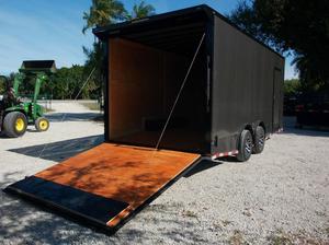 Remorque fermée de qualité supérieure 8,5x20, côtés hauts de 42 pouces, pneus 14 plis + pneu de secours 14 plis inclus à vendre - Product Image 5