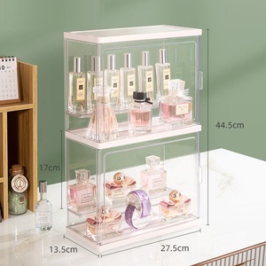 2025 Modern Acrylic Display Box with Doors for Showcasing Toys Perfumes & Cosmetics-Home Decor Storage for & Customizable - Product Image 4