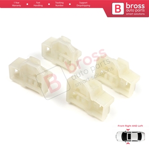 BWR46+BWR47 4 Pièces Clips de Réparation de Lève-Vitres pour Portes Avant A4 B5 Polo 6N Passat B5 3B Superb MK1 8D0837462 - Product Image 6