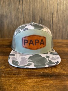 Sombrero de camionero plano de 7 paneles en blanco al por mayor para hombre gorras Snapback Richardson 168 con espalda de malla y logotipo personalizado al por mayor - Product Image 1