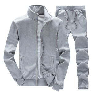 Chándales personalizados con logotipo Marca Cremallera Hombres Jogging Conjuntos de chándal y 2 piezas Nuevo estilo Chándales de poliéster de algodón transpirable - Product Image 2