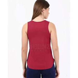 Diseño único de tamaño personalizado de las mujeres Tank Top al por mayor de las mujeres Tank Top sostenible de las mujeres Tank Top - Product Image 3