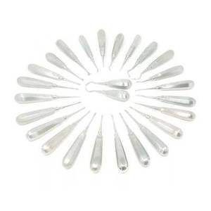 Ensemble d'élevateurs dentaires assortis de 24 pièces, élevateurs dentaires et pédiatriques, instruments dentaires en acier inoxydable allemand de haute qualité - Product Image 4