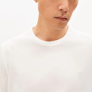 T-shirt en coton respirant écologique de haute qualité 220 g/m² personnalisé unisexe coupe ample hip-hop épaules tombantes - Product Image 3