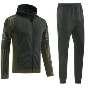 Chándal de algodón de dos colores para hombre, talla XL, chándal de dos piezas para entrenamiento, jogging, gimnasio, ropa deportiva para adultos - Product Image 6