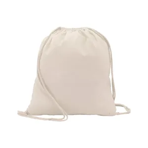 Sacche Sportive Personalizzabili in Cotone Dravis con Coulisse, Borsa Promozionale Personalizzabile - Product Image 1