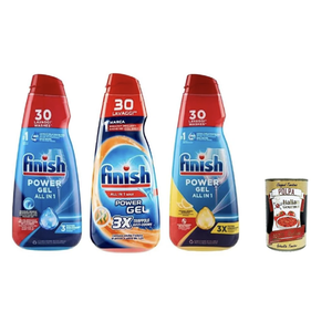 Finish Professional Lave-vaisselle et adoucissant 5L / Finish Power Gel Tout-en-1 Gelpacs 32ct Orange Vente en gros - Product Image 4