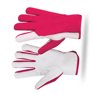 Guantes suaves para conductor de protección de manos de cuero de vaca Guantes de montaje de cuero de trabajo industrial suaves y cómodos - Product Image 4