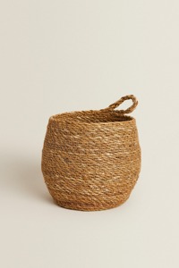 Ensemble de 3 paniers de rangement en jonc de mer naturel, paniers à linge - Product Image 4