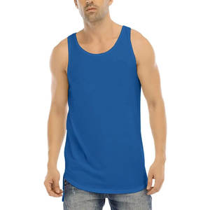 Venta al por mayor Tasa de buena calidad Ropa de gimnasio Fitness Hombres Camiseta sin mangas Nueva llegada Tamaño adulto Material transpirable Camisetas sin mangas para hombres - Product Image 1