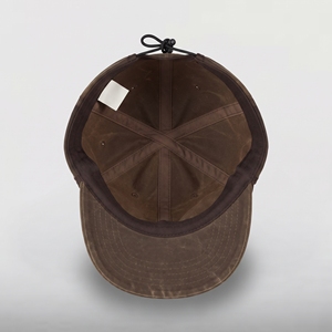 Gorra de Algodón Marrón con Cordón Ajustable para Exteriores, Gorro Casual para Adultos, Venta al por Mayor, Logotipo Personalizado, Alta Calidad, OEM, ODM, MOQ Bajo - Product Image 5