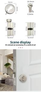 Interrupteur à bille à commande tactile en acier inoxydable 304, coupe-vent, fonctionnement fluide et silencieux pour les portes <span class=keywords><strong>d</strong></span>'<span class=keywords><strong>entrée</strong></span> et de passage - Product Image 6