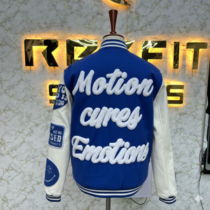 Nouveau Style Meilleur Matériel Brodé Laine et Soie Veste pour Hommes avec Fermeture à Bouton Couvert versity vestes Lettermen vestes - Product Image 2