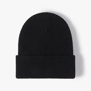 <b>Men</b> <b>Black</b> Knit Beanie <b>Hat</b> Warm Plain Skull Cap For Winter Outdoor Fashion Wholesale Solid - Product Image 3